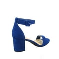 thumbnail image 2 of Cake-S Women's Fashion Open Toe Ankle Strap Buckle Low Chunky Heels Dress Sandals Shoes, 2 of 2