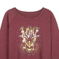 thumbnail image 3 of Marvel Loki - Norse Metal - Women's French Terry Long Sleeve Shirt, 3 of 5