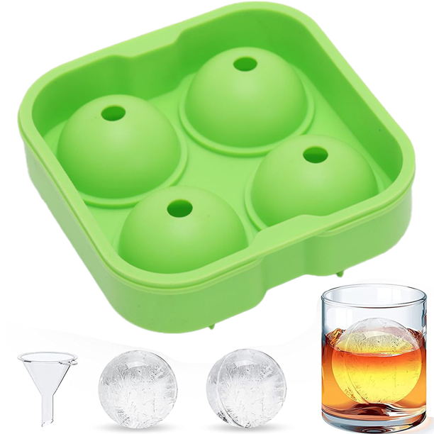 Molde para hacer bolas de hielo, para bebidas frías, whisky y cócteles