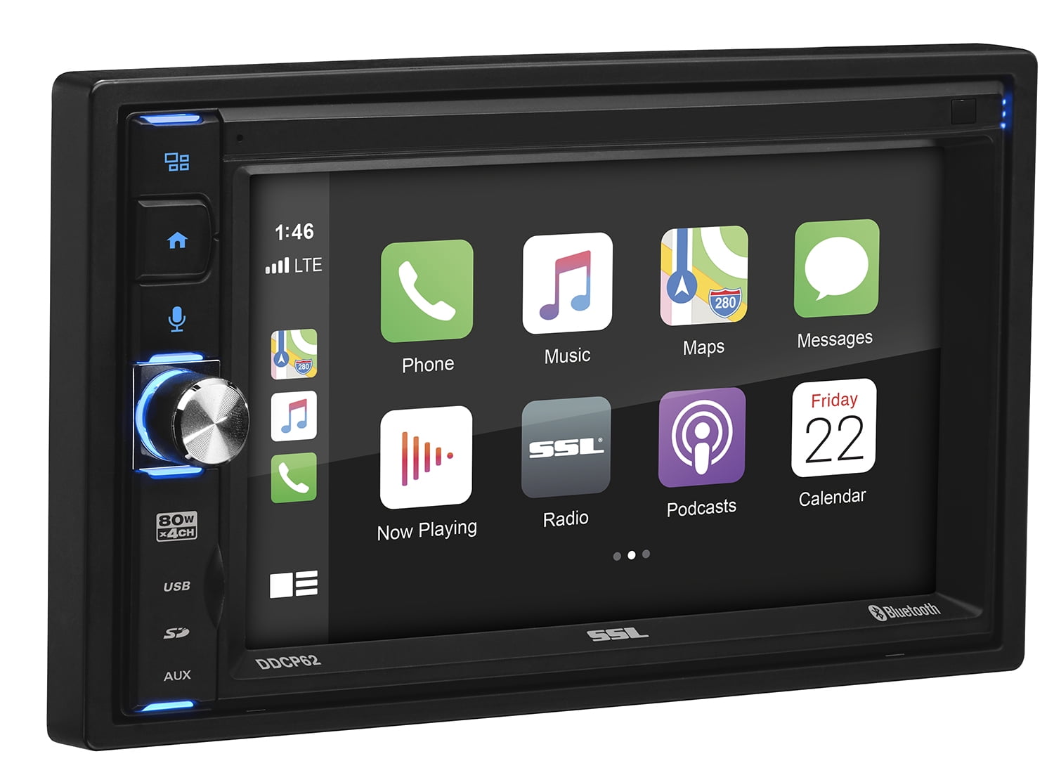 Apple Car Play 6.2&quot; Screen Receiver; True Double Din