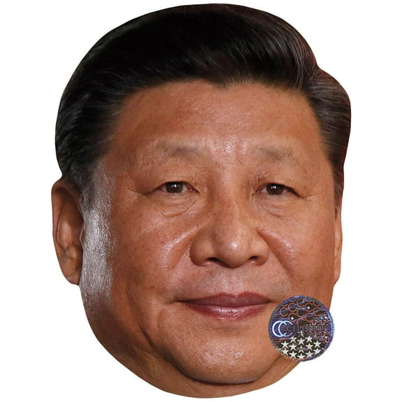 Xi Jinping Celebrity Mask, Flat Card Face, Fancy Dress Mask