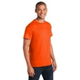 thumbnail image 2 of Gildan Ultra Cotton Pocket T-Shirt for Unisex GR23 Undershirts Lightweight Longer Length Crewneck Tee Orange, 4XL, 2 of 5