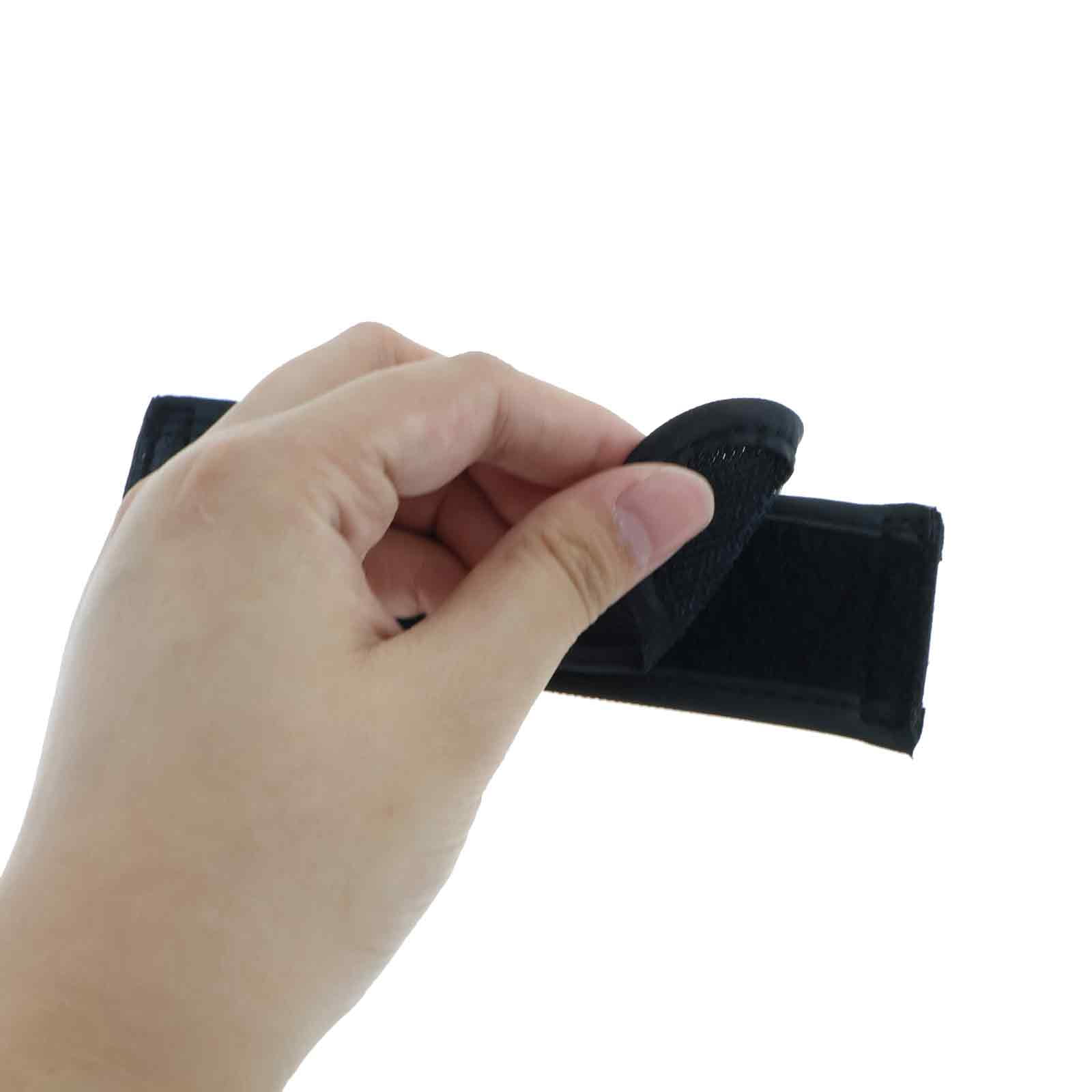 2PCS Black No Buckle Belts For Men, Stretch Belts for Men, Casual Belts Elastic Belts Single-sided Buckleless Nylon Belt with Velcro Size Large for Men for Quick Outfit