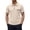 Beige-3122BB, variant on Waffle Polo Shirts for Men Mens Half Zip Pullover Lapel Collar Polo Shirt Textured Knit Tops Men Short Sleeve Shirt with Pocket