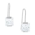 thumbnail image 2 of 1928 Jewelry Cubic Zirconia Square Drop Earrings, 2 of 3