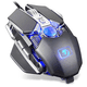 thumbnail image 1 of Ratón mecánico para juegos con cable, DPI ajustable para competiciones profesionales o la oficina, compatible con varios dispositivos Adepaton 2033316-2, 1 of 8