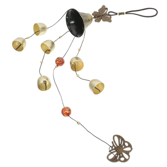 Vintage Butterfly Wind Chime Hanging Bell Wind Chime Outdoor Wind Chime Decoration For Indoor And Outdoor Temple Garden Decoration