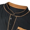 thumbnail image 4 of Mens Henley Shirt Long Sleeve Casual Button Up T-Shirts Fashion Cotton Blend Soft Pullover Knit, 4 of 4