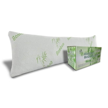 DL DREAMFIELD LINEN Full Body Pillows Cooling Adjustable Shredded Memory Foam Body Pillow