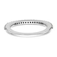 thumbnail image 5 of 14K White Gold Ring Band Wedding Diamond, Lab Grown Round, Size 5, 5 of 7