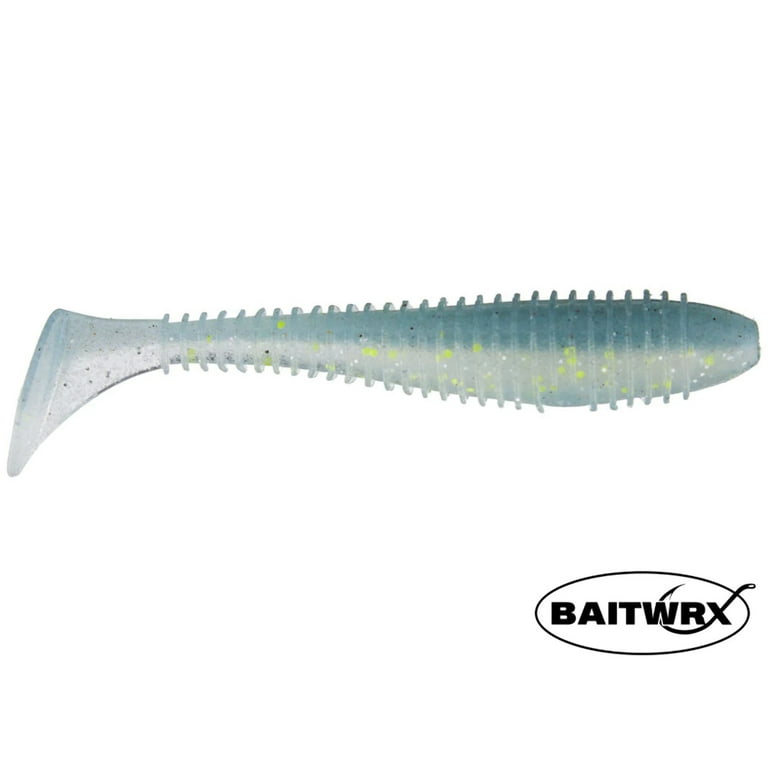 Keitech Fat Swing Impact 3.8 inch Soft Paddle Tail Swimbait - 30 Bait Pro  Pack