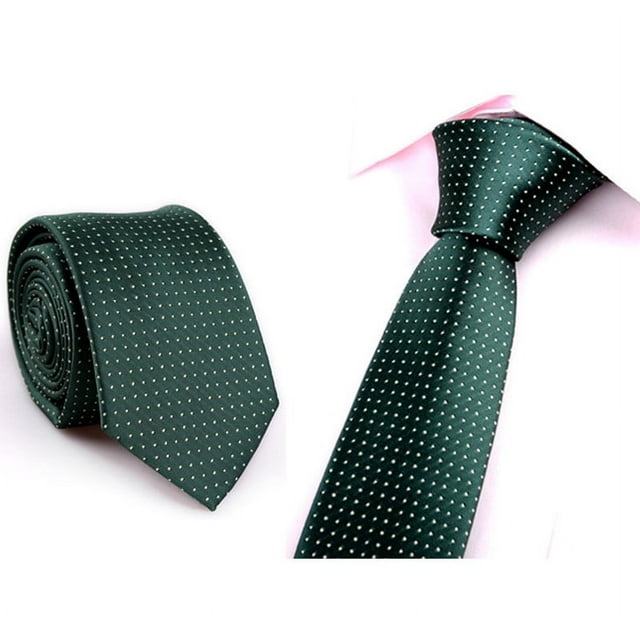 Cravate à Moins de 5 $ Multicolore Décontractée Mince Simple Homme Unie Moulante Cou Fête Mariage Cravate Cravate