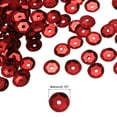 thumbnail image 2 of Uxcell Loose Sequins 0.16" Silver Backed Sequins 3000Pcs Cup Sequins Embroidery Sequins for Jewelry Making Red, 2 of 4