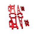 thumbnail image 2 of RC Car Accessories Metal Swing Arm Steering Cup Upgrade Set for Go 1/14 14209 14210 H14BM RC Car(Red), 2 of 5