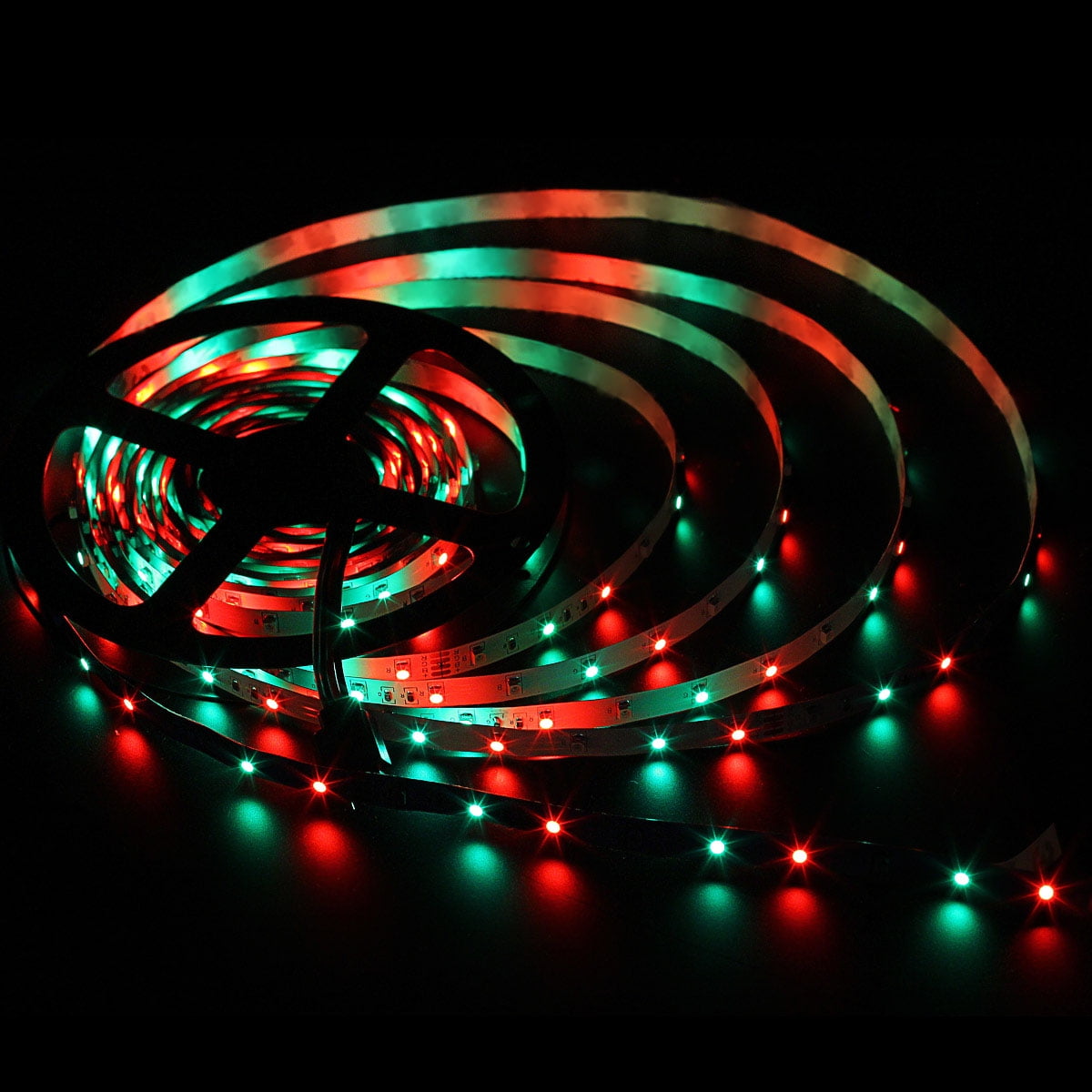 SUPERNIGHT 5M RGB 16.4ft 300LEDs SMD 3528 Flexible LED Strip Light Non-Waterproof with 24-Keys IR Controller