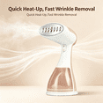 thumbnail image 2 of CURYMAY 2026 New Steamer for Clothes,High-Efficiency Handheld Steamer with 22G/Min Steam for Deep Wrinkle Removal,Powerful Garment Steamer with 1500W and 300Ml Water Tank, 2 of 6