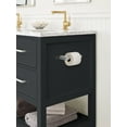thumbnail image 3 of Amerock Monument Polished Nickel Single Post Tissue Holder, 3 of 6