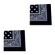 thumbnail image 3 of Injueey Bandana pañuelo Unisex Hip Hop Banda para el cabello negra Pañuelo para el cuello Sombreros deportivos Muñequeras Cabeza Bufandas cuadradas Type4 NO4 Injueey CBP119274, 3 of 5