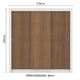 thumbnail image 3 of Ropero Closet Madesa Lyon 3 Puertas 2 Cajones Blanco, 3 of 5