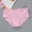 Pink, variant on HUPOM Silk Panties Underwear For Women Briefs Leisure Tie Drop Waist Pink One size