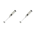 thumbnail image 3 of Naiovety Coffee Frother Kitchen Electric Handheld Egg Mixer Manual Hand Whisk Stirrer for Baking Cappuccino Chocolate Device Blanco 2Conjunto, 3 of 6