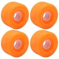 thumbnail image 2 of Ruedas de longboard naranjas de alta densidad de 70 x 42 mm, dureza de 80 A para una conducción suave, juego de reemplazo perfecto para patinetas, 2 of 8
