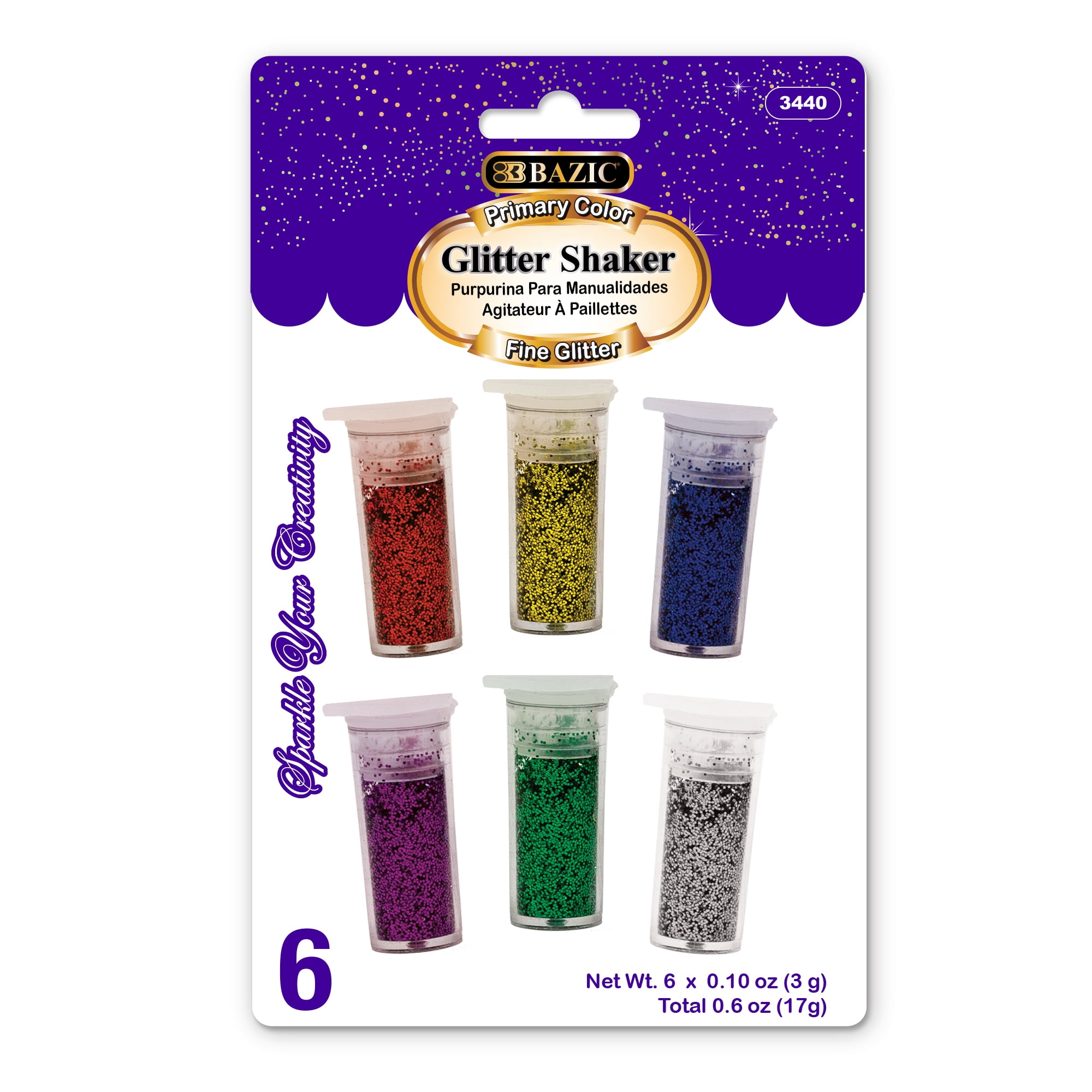 5.5 oz each Empty Glitter Shaker