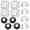 Repair Kit,Float,Diaphragm, variant on OEM Grade Carburetor Rebuild Kit Compatible with 1981-1984 Honda CBX400F 400cc Keihin Carb Replaces 16010-346-305
