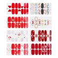 thumbnail image 4 of 8 Sheets Christmas Manicure Stickers Adorable Printed Nail Sticker Decals, 4 of 8