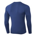 thumbnail image 4 of Qingpeng Classic Shirt for Men Casual Slim Solid Shirt for Men Round Neck Long Sleeves Basic Shirt, 4 of 4