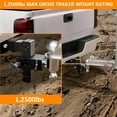 thumbnail image 4 of Adjustable Trailer Mount with 2" and 2-5/16" Ball, Fit 2 Inch Receiver, 6 Inch Drop/Rise Aluminum Hitch, 8000-12500 LBS, Heavy Duty Trailer Hitch for Truck, 4 of 11