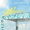 thumbnail image 4 of Outsunny 6.5' Weighted Cabana Beach Umbrella w/ Sandbags, Carry Bag, Green, 4 of 10