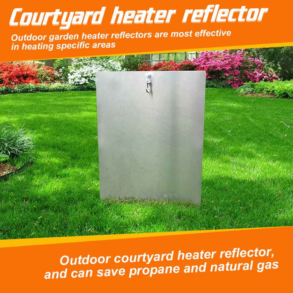 Outdoor Courtyard Heater Reflector Shield Patio Heater Heat Focusing Reflector For Round Natural Walmart Com