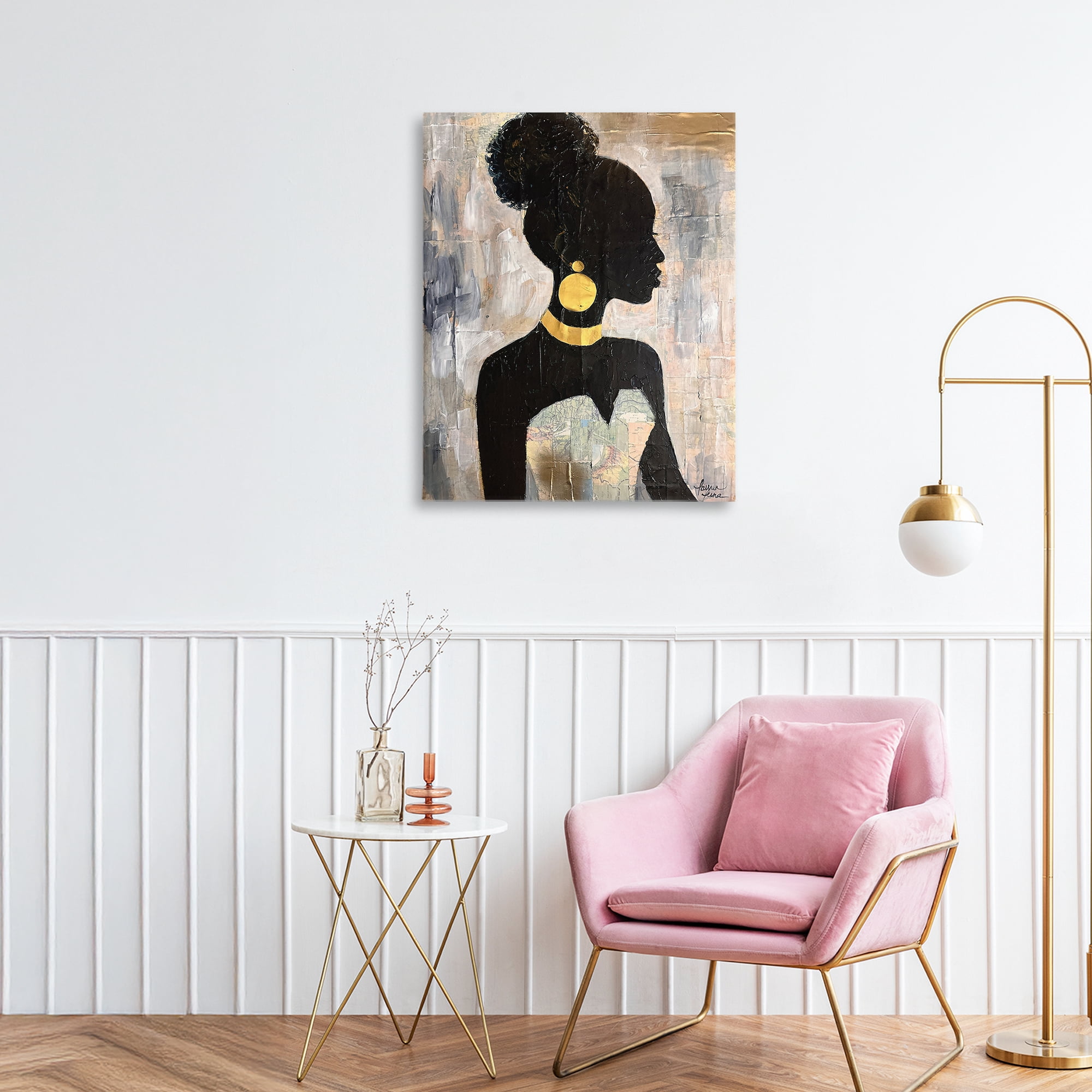 Stupell Industries Elegant Fashion Silhouette Canvas Wall Art, design by Lauren Luna