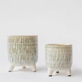 thumbnail image 2 of MDR Trading Inc. FP-ECX-172-S_Q01 Footed Ceramic With Dripping Paint Design Planter, 2 of 2