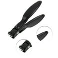 thumbnail image 3 of Unique Bargains 1 Pc Portable Wide Opening Nail Clipper for Women for Men Black, 3 of 7