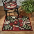 thumbnail image 2 of Park Designs Farm Life Hooked Chairpad, 2 of 3