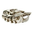 thumbnail image 6 of Miniature Tribal Tattoo Demon Horned Dragon Skull Figurine Fantasy Dragons Lair, 6 of 9