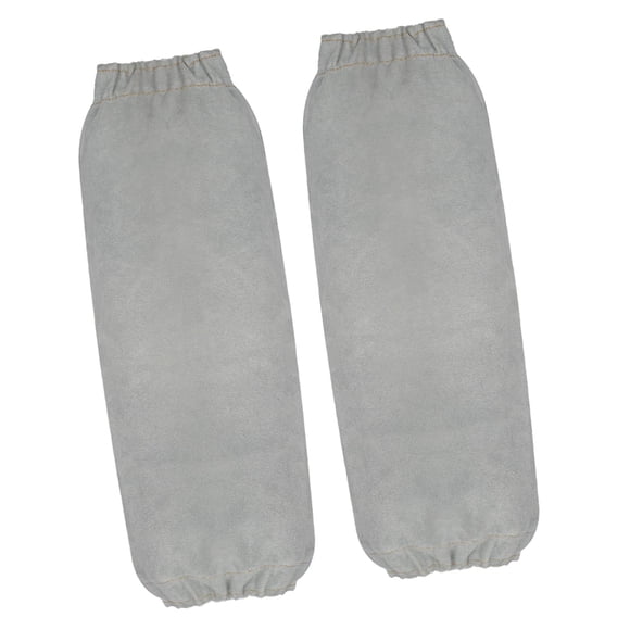 Mangas de protección para brazos shamjiam Mangas de soldadura piel sintética 35cm Gris