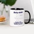 thumbnail image 3 of CafePress - Holy Shift! Look At The Asymptote Mother Func Mugs - 11 oz Ceramic Mug - Novelty Coffee Tea Cup, 3 of 4