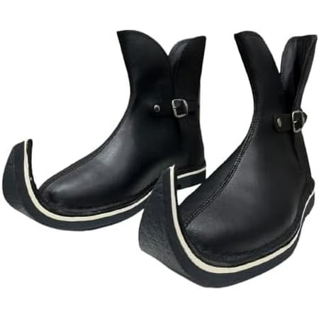 Medieval Handmade Leather Boots For Men  Unisex Roman Shoes