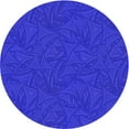 thumbnail image 1 of Ahgly Company Machine Washable Indoor Square Transitional Bright Blue Area Rugs, 3' Square, 1 of 7