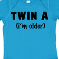 thumbnail image 4 of Inktastic Twin a (i'm Older) Boys or Girls Baby Bodysuit, 4 of 5