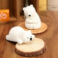 thumbnail image 2 of GOOHOCHY 3pcs modelos de osos polar simulados estatua de animales decorativos adornos para el hogar, 2 of 7