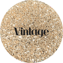 Glitter Heart Co. - High Quality Polyester Glitter - 2 oz Bottle - Vintage - High Sparkle Gold