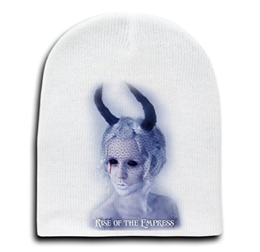 White Adult Beanie Skull Cap Hat 