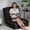 Black, variant on Baxluxe Folding Bean Bag Chair, Single Seater Lazy Sofa Chair with Foam Filling, Convertible to Bed Beanbag Lounger Couch Chair, Foldable Faux Fur Sofa Bed for Living Room, Bedroom, Gray