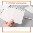 thumbnail image 3 of TEHAUX 4Pcs Note Cards with Rings White Paper Blank Writing Home Use, 3 of 8