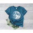 thumbnail image 4 of Moon Shirt for Women, Celestial Full Moon T-Shirt, Fall Clothing Gift for Her, Unique Moon, 4 of 6