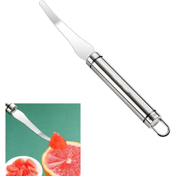 Stainless Steel Grapefruit Knife,Serrated Stainless Steel Blade Grapefruit Knife for Grapefruit